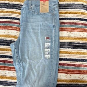Levi's Women's Sky Blue Skinny Jeans